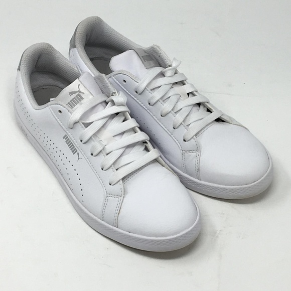 puma women's smash wns perf metallic sneaker